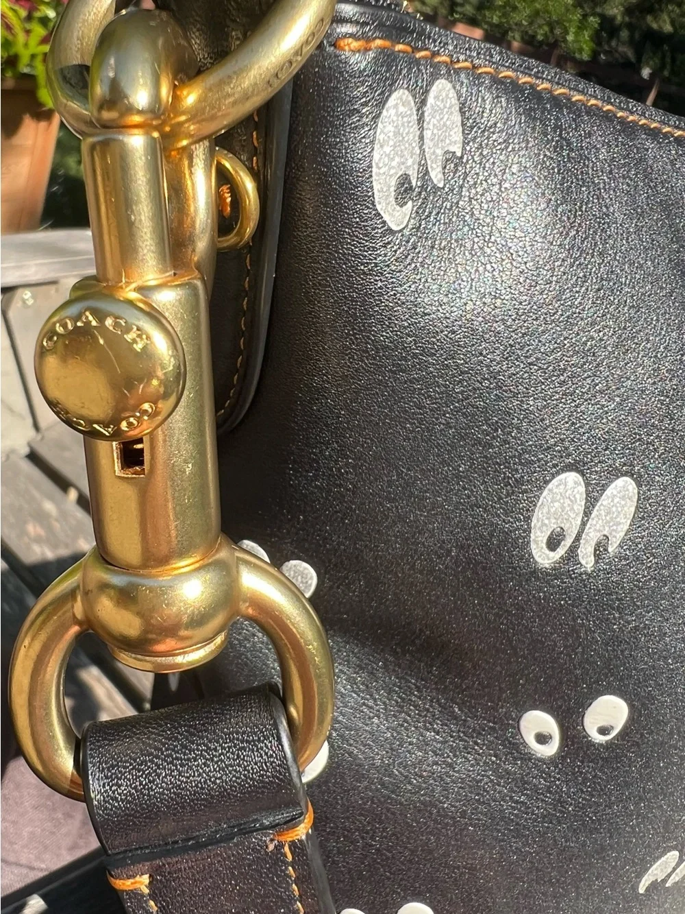 RARE Disney x Coach Dark Fairytale Spooky Eyes Duffle 20 Limited Edition